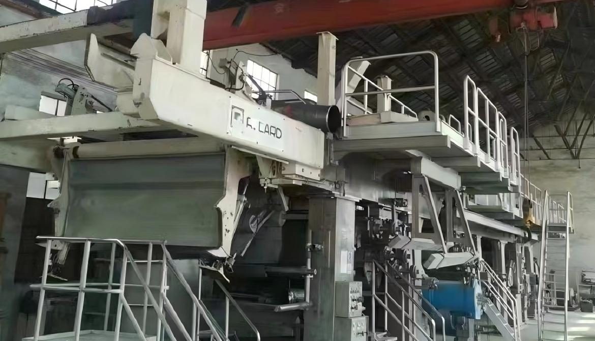Used 2400 Ascari tissue paper machine for high-quality tissue production with stable operation and reliable performance