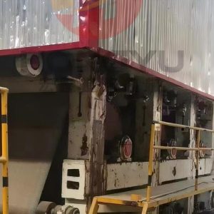 Used 3200 paper machine for high-capacity paper production with stable operation and consistent sheet quality