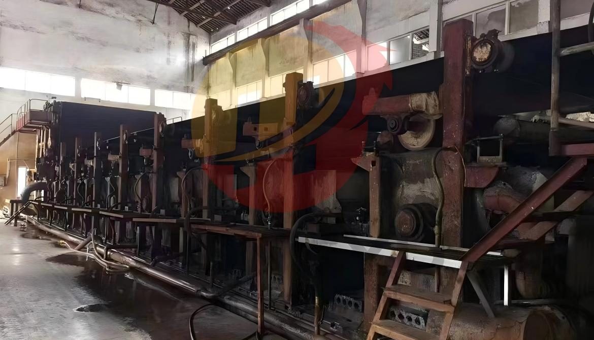Used 3300 cone paper machine for high-capacity paper production with reliable operation and consistent sheet quality