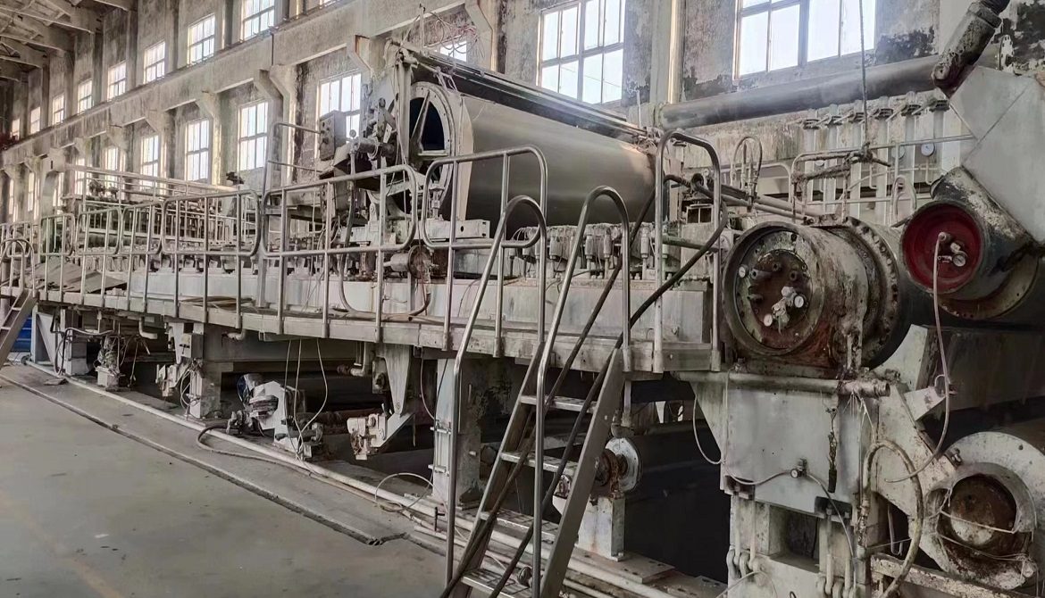 Used 2640 Fourdrinier multi-cylinder cultural paper machine for high-quality cultural paper production with stable operation and consistent sheet quality