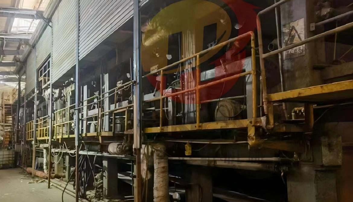 Used 3600 widened two-wire paper machine for high-capacity paper production with stable operation and improved sheet quality