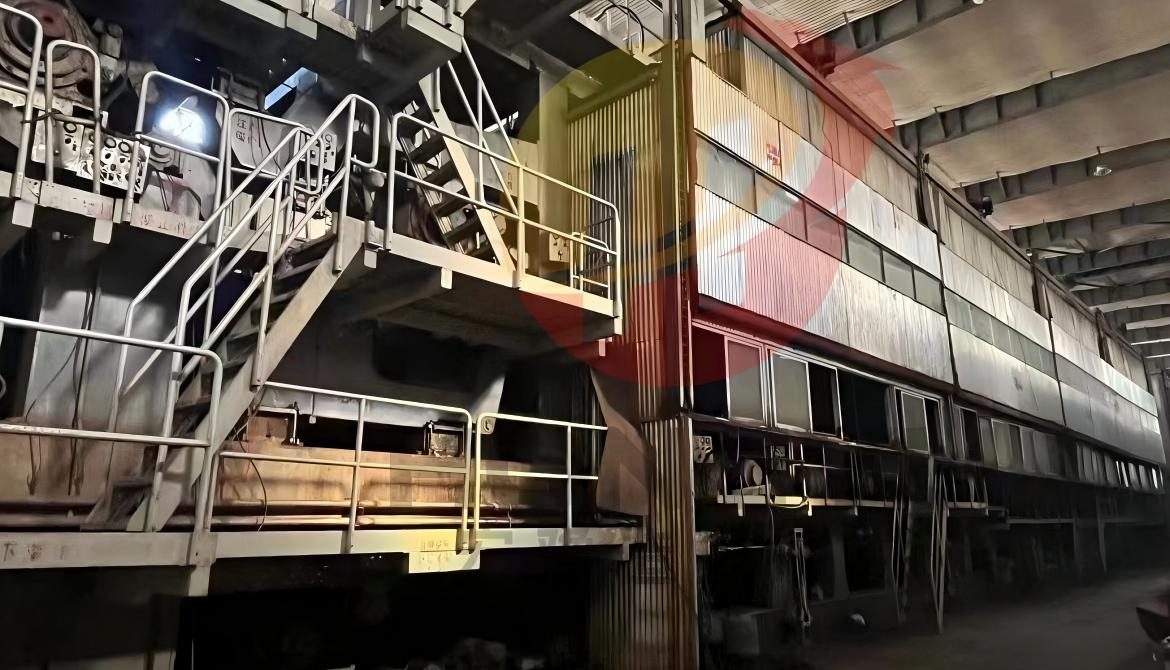 Used 4600/500 two-wire four-roller three-press multi-cylinder paper machine (right hand) for high-capacity paper production with stable operation and consistent sheet quality