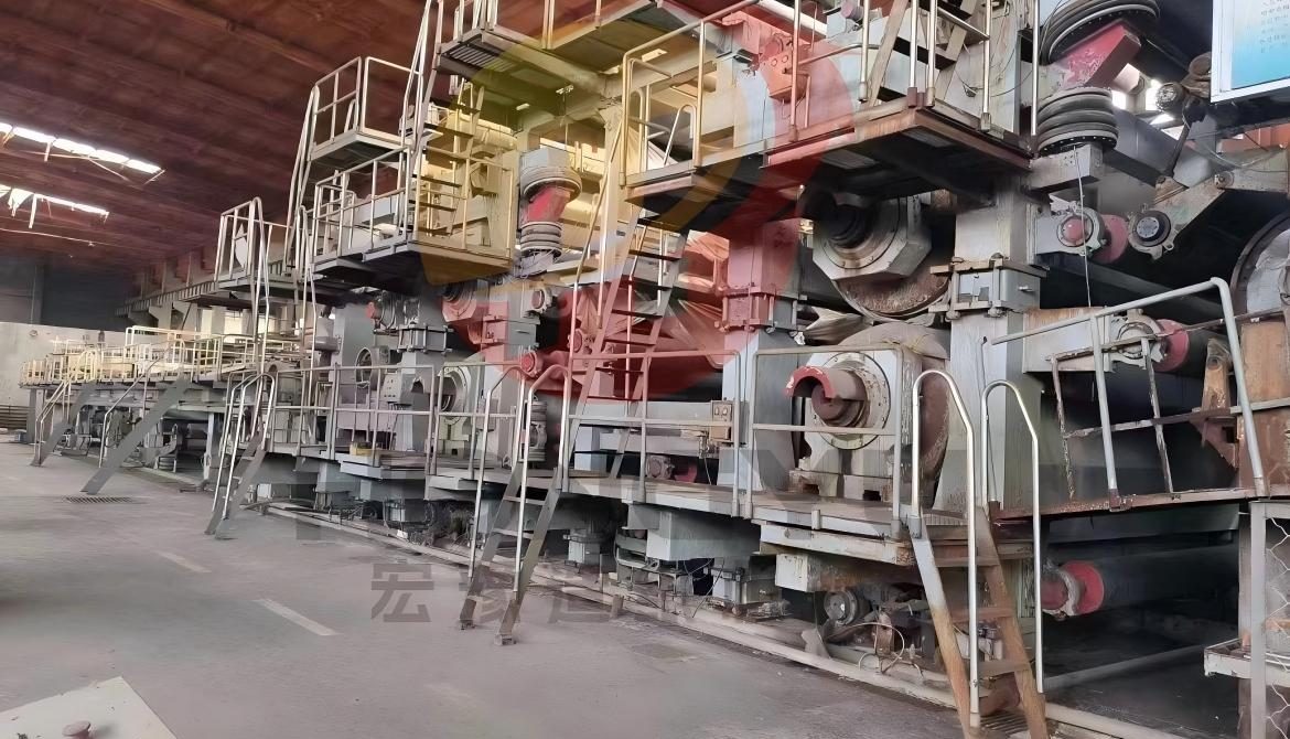 Used 3600 Fourdrinier multi-cylinder paper machine for high-capacity paper production with stable operation and uniform sheet quality