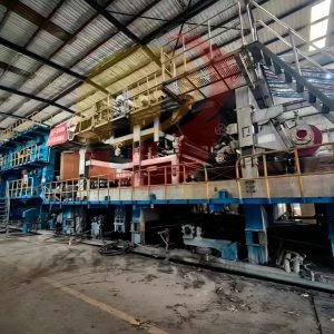 Used 3800-350 multi-cylinder two-layer paper machine for high-capacity paper production with stable operation and consistent sheet quality