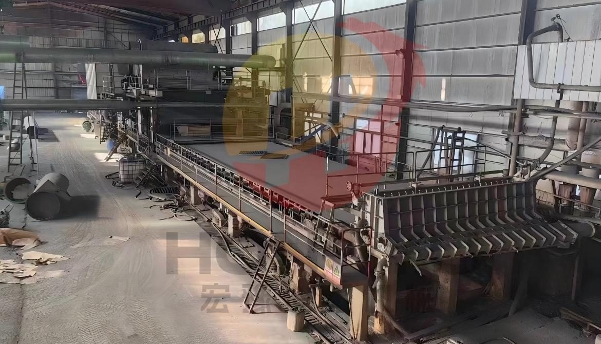 Used 3800 type Fourdrinier paper machine for high-capacity paper production with stable forming and reliable operation