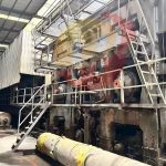 Used 4800 single wire paper machine for high-capacity paper production with stable operation and consistent sheet quality