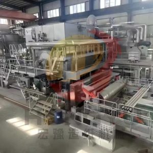 Used 3950 high-speed tissue paper machine for large-scale tissue production with stable performance and high efficiency