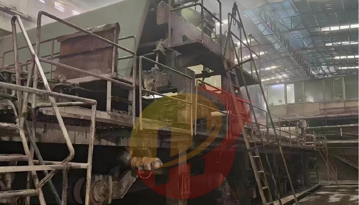 Used 4400/400m single Fourdrinier paper machine for high-capacity paper production with stable forming and consistent quality