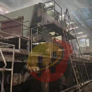 Used 4400/400m single Fourdrinier paper machine for high-capacity paper production with stable forming and consistent quality