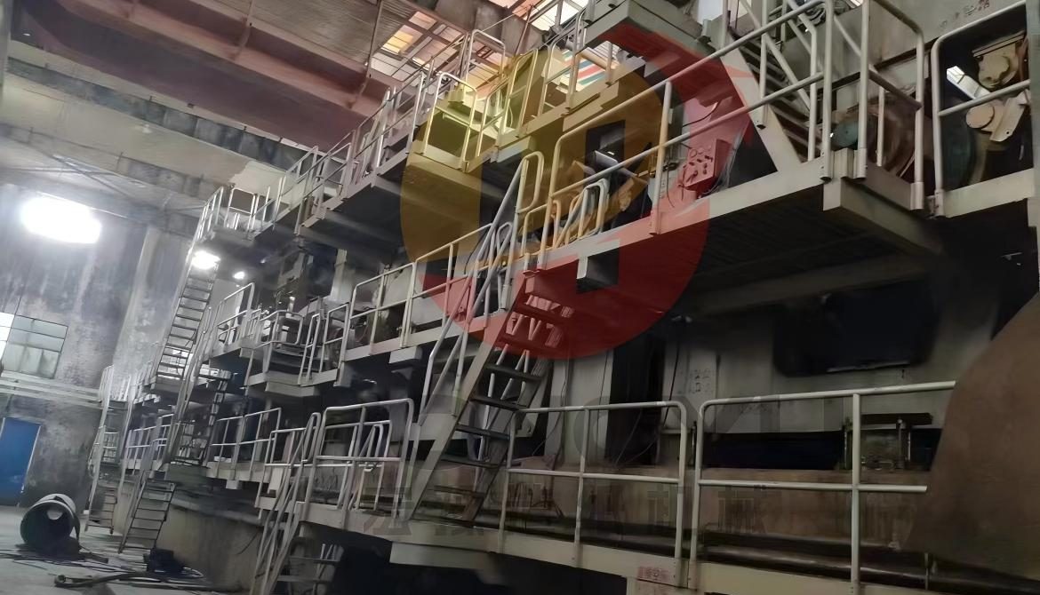 Used 4400/400 two-wire multi-cylinder paper machine (left hand) for high-capacity paper production with stable performance