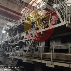 Used 4400/400 two-wire multi-cylinder paper machine (left hand) for high-capacity paper production with stable performance