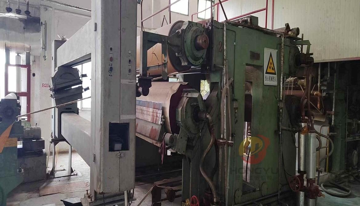 Used 1760 Fourdrinier multi-cylinder paper machine for cultural paper production with stable performance and consistent sheet quality
