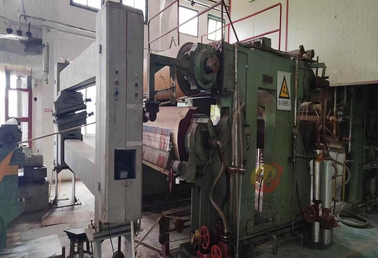 Used 1760 Fourdrinier multi-cylinder paper machine for cultural paper production with stable performance and consistent sheet quality