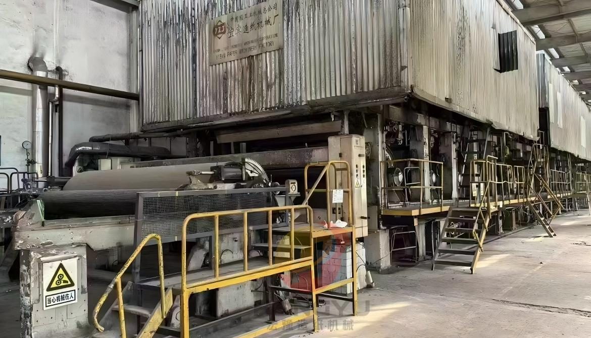 Used 3200mm single fourdrinier paper machine