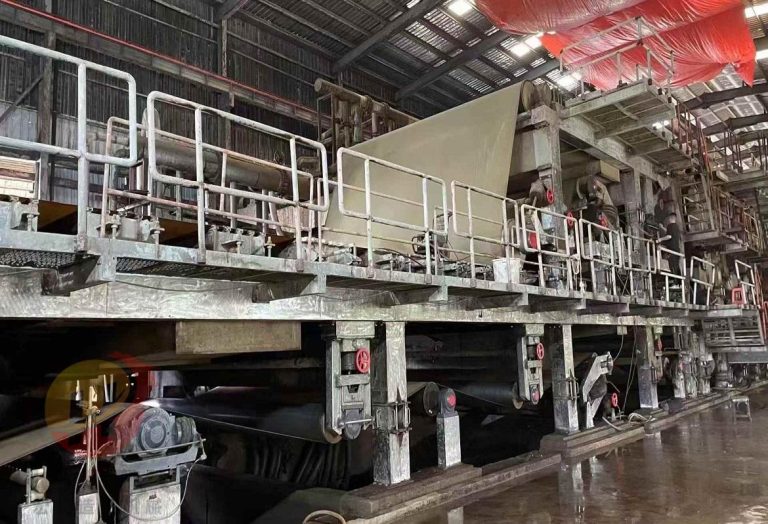 Used 4800 Type / 500 m/min Two-Layer Multi-Cylinder Paper Machine (Right-Hand Drive)