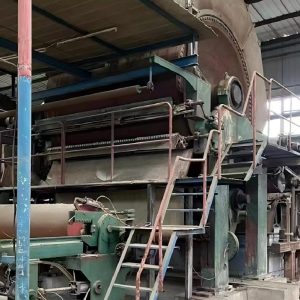 Two sets of 2850mm high-speed crescent-type tissue machines manufactured by Viia, designed for efficient production of toilet tissue, facial tissue, and napkin paper.