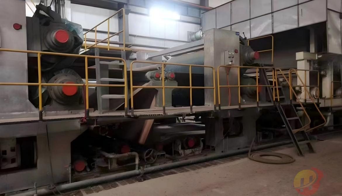 Used 2800mm kraft paper making machine in good working condition, complete paper production line for high-strength kraft and corrugated paper