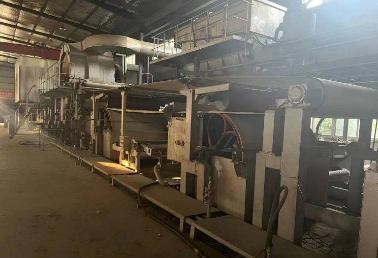 Used 1575 One Large + Four Small Three-Cylinder Mould Paper Machine