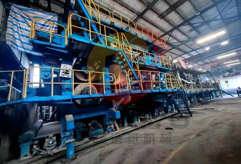 Used 3800-350 multi-cylinder two layer paper machine