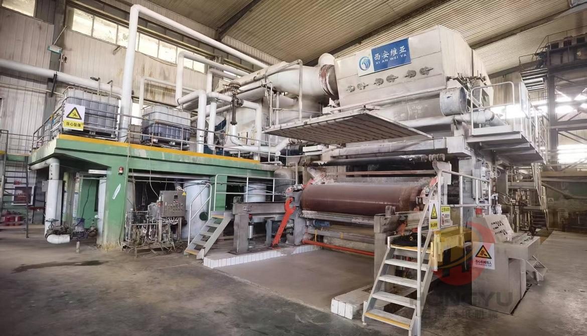 2850mm crescent tissue paper machine