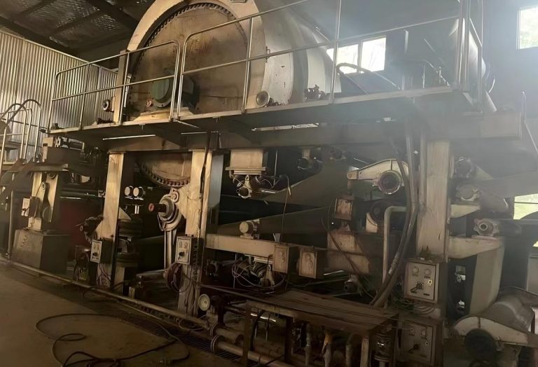 Used 1575 One Large + Four Small Three-Cylinder Mould Paper Machine