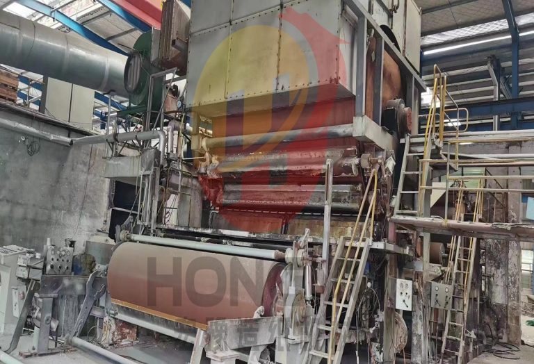 Two second-hand 3600 toilet paper machines