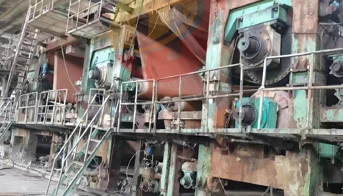 Used 3800 two-wires paper machine for high-capacity paper production with stable operation and reliable performance