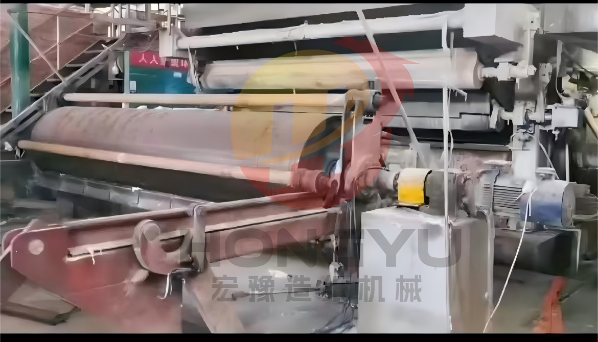 Used 3800 high-speed tissue paper machine for large-scale tissue production with stable performance and high efficiency