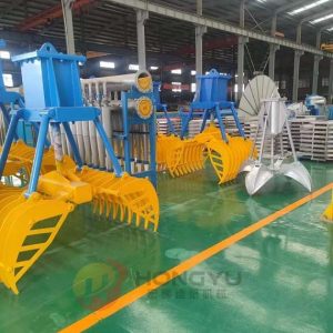 grab hook is a heavy-duty hook-shaped component of grapples that securely grips bundled waste paper and pulp boards for papermaking line feeding