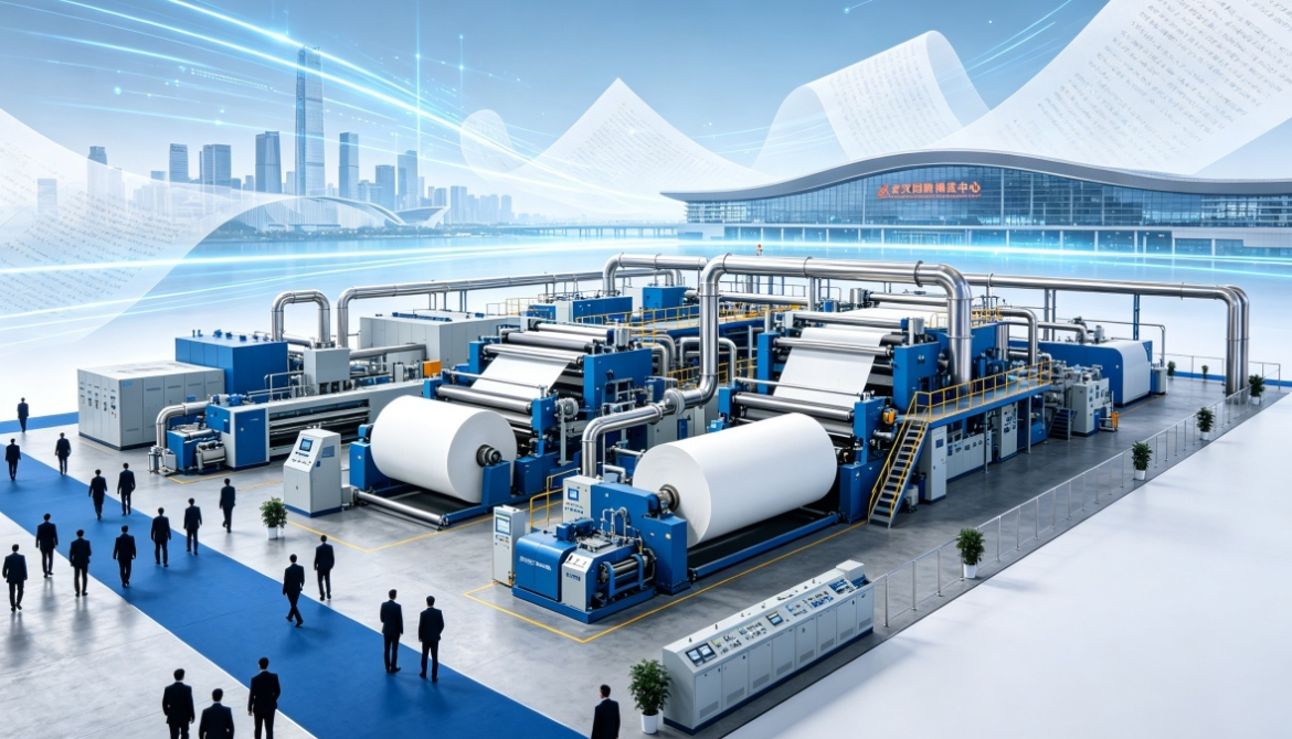 33rd China International Paper Technology Exhibition CIPTE 2026 Wuhan papermaking machinery exhibition banner